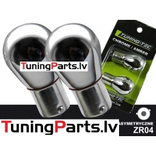 Hromētas/oranžas spuldzes - pagrieziena rādītājiem, slīpa savienojuma vieta