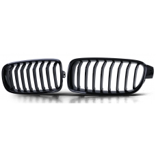 BMW F30/F31 (11-18) priekšējās restes melnas/glancētas