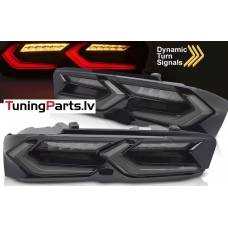 CHEVROLET CAMARO 19-23 16-18 aizmugurējie LED lukturi, Tonēti/Melni