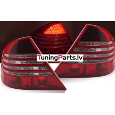 MERCEDES W220 S-CLASS 09.98-05.05 aizmugurējie LED lukturi, Sarkani/Tonēti