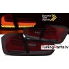 BMW F30 11-15 Aizmugurējie lukturi, Sarkani/Tonēti, LED BAR, SEQ