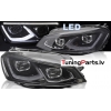 VW GOLF 7 (13-17) FULL LED priekšējie lukturi, melni WL