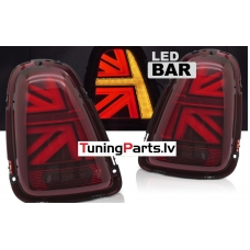 MINI COOPER R56 R57 R58 R59 06-14 Aizmugurējie lukturi, Sarkani, LED