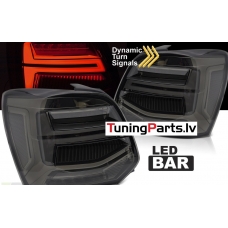 VW POLO V 09-17 Aizmugurējie lukturi, Tonēti, LED BAR, SEQ