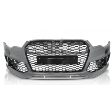 AUDI A6 C7 (11-14) priekšējais bamperis Sport style ar PDC, melns/glancēts/sudraba AUDI A6 C7 (11-14) priekšējais bamperis Sport style ar PDC, melns/glancēts/sudraba
