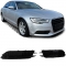 Audi A6 C7 11-14 without S-Line priekšējā bampera restes, melns/glancēts