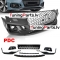 AUDI A4 B9 15-19 priekšējais bamperis, melns glancēts, Sport style ar PDC