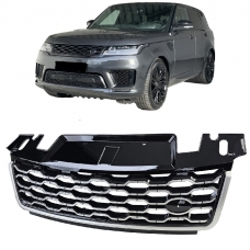 Range Rover Sport L494 2017-2022 priekšējā reste, melna/sudraba