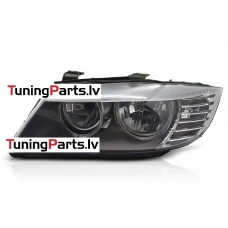 BMW E90/E91 (09-11) priekšējais lukturis, keisā puse, melns