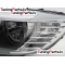 BMW E90/E91 (09-11) priekšējais lukturis, keisā puse, melns