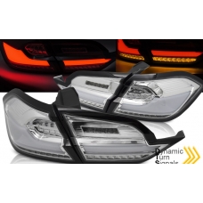 FORD FIESTA MK8 17-21 HATCHBACK aizmugurējie LED lukturi, SEQ, Hromēti