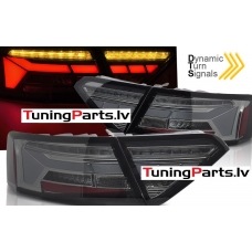 AUDI A5 (11-16) LED aizmugurējie lukturi, WL, SEQ, tonēti (OEM LED)
