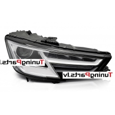 AUDI A4 B9 15-19 priekšējie lukturi, melni, xenona, TYC, Labā puse