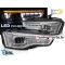 AUDI A5 (11-16) LED priekšējie lukturi, DRL, SEQ, hromēti, FULL LED (xenon)
