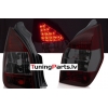 CITROEN C2 11.03-10 LED Aizmugurējie lukturi, Sarkani/Tonēti