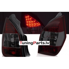 CITROEN C2 11.03-10 LED Aizmugurējie lukturi, Sarkani/Tonēti