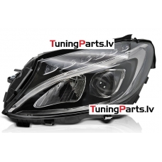 Mercedes Benz W205 (14-18) LED priekšējais lukturis, melns, kreisā puse