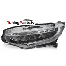 HONDA CIVIC X 16-21 FULL LED priekšējie lukturi, TYC, Kreisā puse