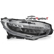 HONDA CIVIC X 16-21 FULL LED priekšējie lukturi, TYC, Labā puse