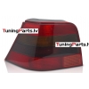 VW GOLF IV 97-03 HATCHBACK TYC aizmugurējie lukturi, sarkani/tonēti, kreisā puse