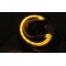 MINI (COOPER) 06-14 TUBE LIGHT LED HID priekšējie lukturi, melni