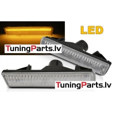 BMW E38 94-01 LED sānu pagriezieni, dinamiskie, balti