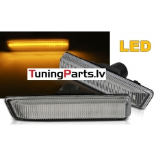 BMW X5 E53 99-06; E36 96-98 LED sānu pagriezieni, dinamiskie, balti