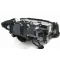 BMW F10/F11 10-13 priekšējie lukturi, 3D LED eņģeļ acis, Melni, Xenona, DRL, SEQ