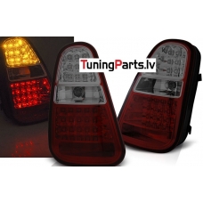 MINI COOPER R50 /R52 /R53 04-06 Aizmugurējie lukturi, Sarkani/Tonēti, LED