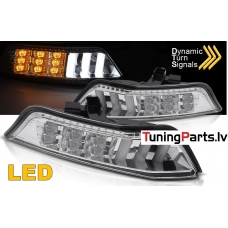 FORD MUSTANG 15-17 LED Sānu pagriezieni, SEQ, Dinamiskie, hromēti