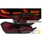 FORD FIESTA MK8 17-21 HATCHBACK aizmugurējie LED lukturi, SEQ, Sarkani/Tonēti