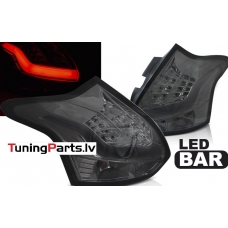 FORD FOCUS 3 11-10.14 HATCHBACK aizmugurējie LED lukturi, Tonēti