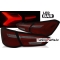 FORD FOCUS 4 18-21 HATCHBACK aizmugurējie LED lukturi, SEQ, Sarkani/Tonēti