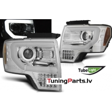 FORD F150 MK12 08-14 TUBE Priekšējie lukturi, Hromēti