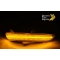 PEUGEOT 208 / 2008 / CITROEN C3 LED pagriezienu rādītāji, spogulī BALTI SEQ