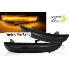 PEUGEOT 208 / 2008 / CITROEN C3 LED pagriezienu rādītāji, spogulī Tonēti SEQ