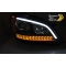 MERCEDES W164 ML M-CLASS 09-11 TUBE Priekšējie lukturi, SEQ, Melni