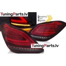 MERCEDES C-CLASS W205 (14-18) limousine aizmugurējie LED lukturi, SEQ