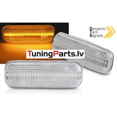 MERCEDES ML W163 98-05 LED Sānu pagriezieni, SEQ, Dinamiskie, Balti