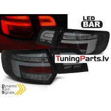 AUDI A3 8P 5D 03-08 aizmugurējie LED lukturi, Melni, SEQ