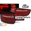 AUDI A3 8P 5D 08-12 aizmugurējie LED lukturi, Sarkani/Balti, SEQ