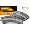 RENAULT CLIO IV 12-16 LED pagriezienu rādītāji, spogulī BALTI SEQ