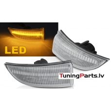 RENAULT SCENIC III / MEGANE III LED Sānu pagriezieni, SEQ, Dinamiskie, Balti