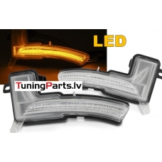 RENAULT CLIO IV 16-19 LED pagriezienu rādītāji, spogulī BALTI SEQ