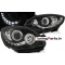 RENAULT TWINGO 07-11 priekšējie Daylight lukturi, Melni