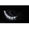 RENAULT TWINGO 07-11 priekšējie Daylight lukturi, Melni