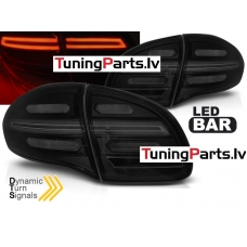 PORSCHE CAYENNE 10-15 aizmugurējie LED lukturi, SEQ, Tonēti