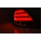 PEUGEOT 207 3D/5D 05.06-06.09 Aizmugurējie lukturi, Sarkani/Balti, LED BAR