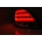 PEUGEOT 207 3D/5D 05.06-06.09 Aizmugurējie lukturi, Sarkani/Tonēti, LED BAR