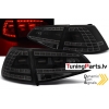 VW GOLF 7 13-17 aizmugurējie LED lukturI, SEQ, Melni/Tonēti